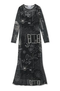 MONO PALMA DRESS - Robe longue - black/white