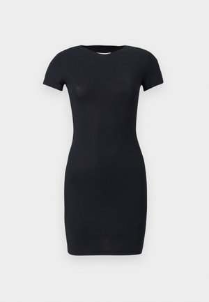 MINI DRESS - Robe en jersey - black