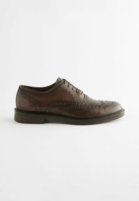 Next REGULAR FIT - SIGNATURE BROGUE - Elegantsed paeltega jalatsid - brown
