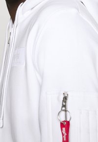 Alpha Industries Felpa con zip - white