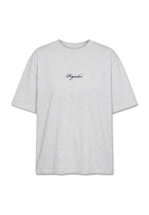 Pegador, MDINA HEAVY OVERSIZED TEE - T-Shirt print - cloud grey melange