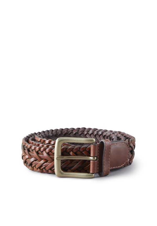 Braided belt - tan