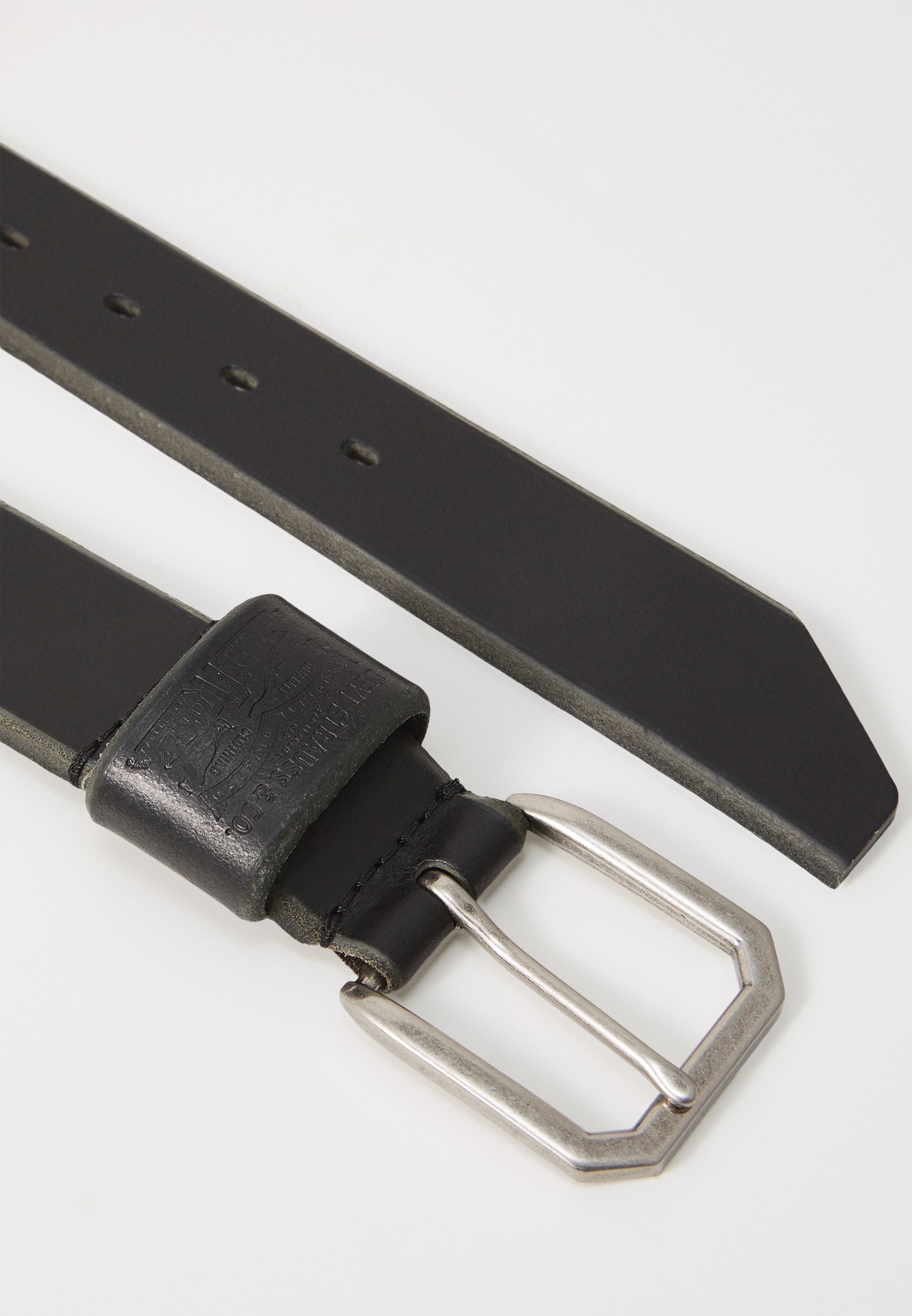 Levi's® WIDE LOOP TWO HORSE BELT - Belt - caviar/black - Zalando.co.uk