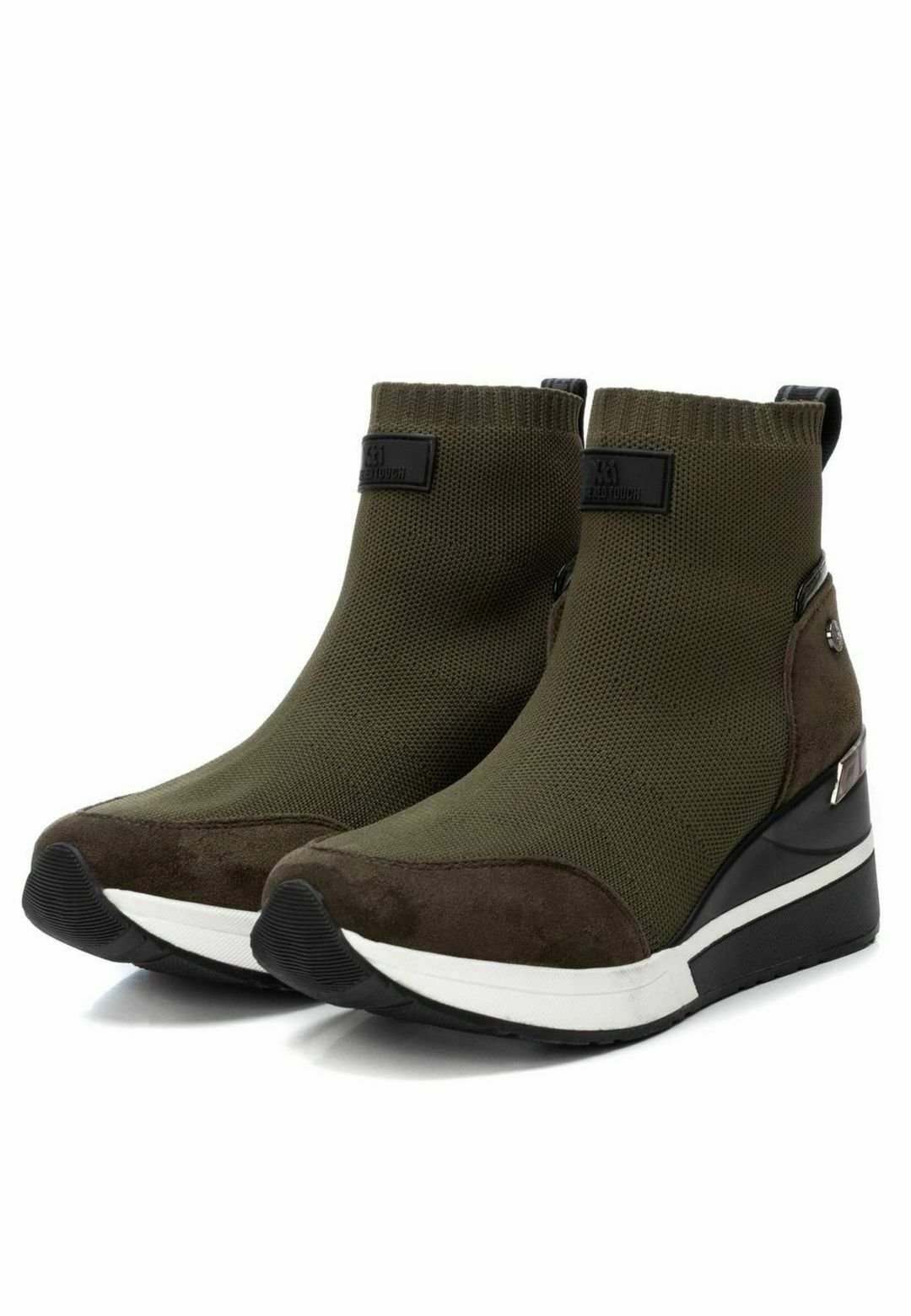 XTI Botines - verde/caqui - Zalando.es