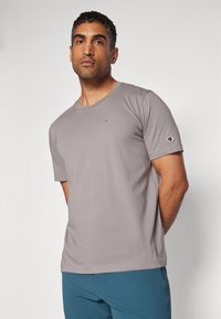 Champion ICONS CREWNECK SMALL LOGO - T-shirts basic - grey