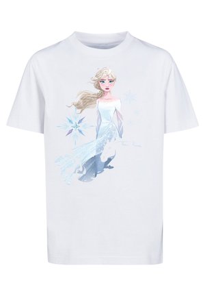 DISNEY FROZEN ELSA NOKK WASSERGEIST PFERD - Print T-shirt - white