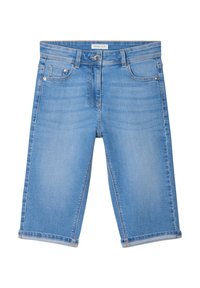SKINNY BERMUDA - Denim shorts - denim double stone