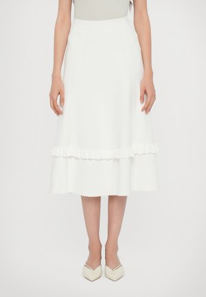 TRIM SKIRT - A-snit nederdel - cream