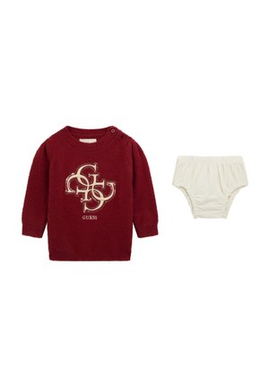 SET - Abito in maglia - rot