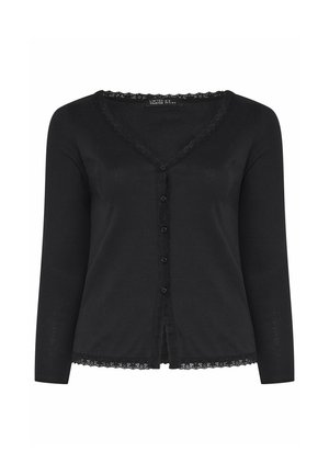 Yours Clothing, PLUS SIZE LACE TOPS - Gilet - black