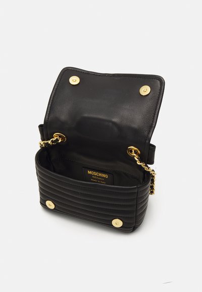 MOSCHINO BIKER BAG - Sac bandoulière - fantasia nero