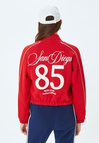 Koton BACK PRINTED  - Sweatjakke - red