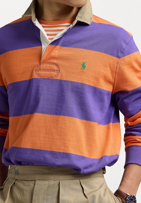 CLASSIC FIT KHAKI-COLLAR RUGBY SHIRT - Long sleeved top4