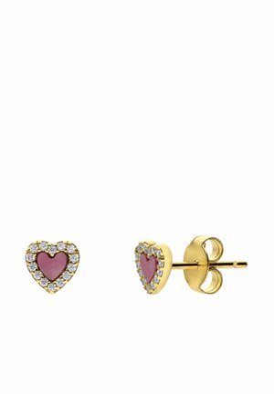 GEMSTONE - Oorbellen - gold-coloured/pink