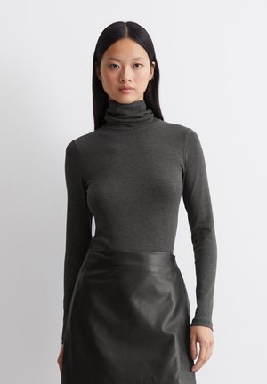 Marc O'Polo ROLLKRAGEN  - Strickpullover - dark slate melange