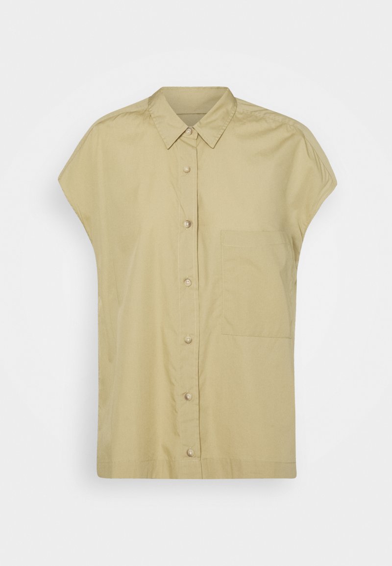 closed Overhemdblouse kaki