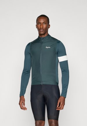 MENS CORE GILET - Vest - forest green/white