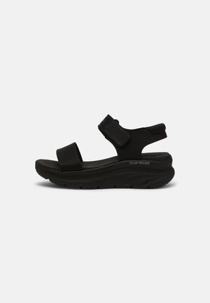 D'LUX WALKER - Sandali con plateau - black