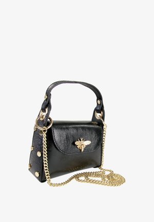 DrachenLeder TOSCANTO - Handbag - schwarz metallic