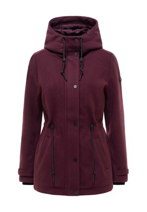 LÄCHELSTERN 14 - Parka - dark red melange