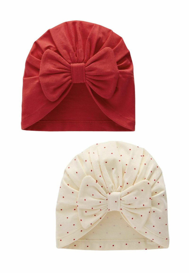 Next - TURBAN 2 PACK  - Kootud müts - red, Suurenda
