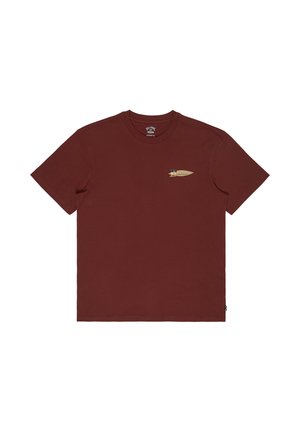 Billabong, RUNNER UP -EBYZT00514 - T-Shirt print - dark red