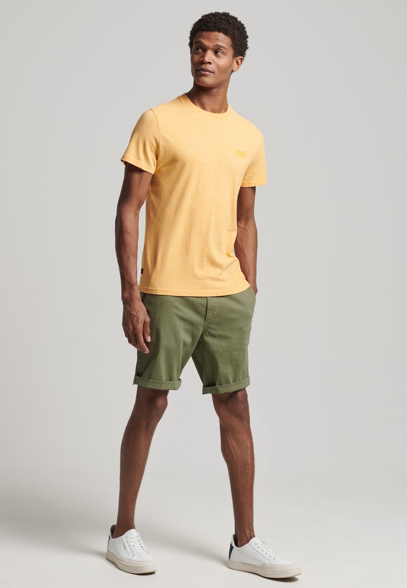 Herren T-Shirts basic | Superdry VINTAGE T-Shirt basic sunshine yellow grit/hellgelb-meliert - HC09371 Herren T-Shirts basic | Superdry VINTAGE T-Shirt basic sunshine yellow grit/hellgelb-meliert - HC09371