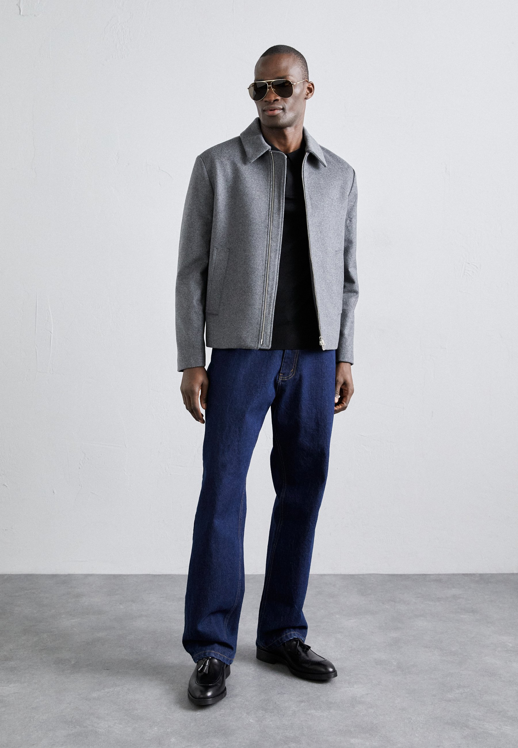 Tiger of Sweden ELMERI - Summer jacket - med grey/mottled grey