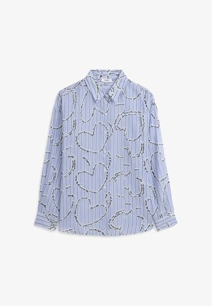 Twist, TWIST SHIRT STRIPED SLOGAN SHIRT - Chemisier - blue