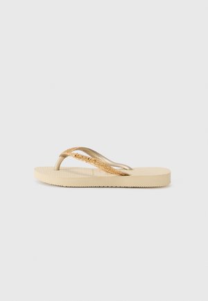 UNISEX - Tåsandaler - sand/gold-coloured