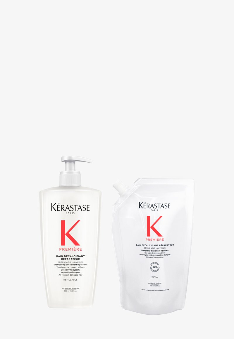 KÉRASTASE - PRÈMIERE BAIN DÉCALCIFIANT RÉPARATEUR REFILL SET 2 X 500 ML - Kit capelli, Ingrandire