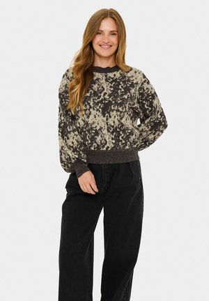 Pullover - gunmetal melange