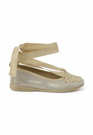 GOYESCAS CON CINTAS BRILLO - Ballerines - oro