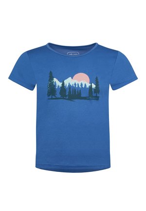 TROLLKIDS, GIRLS GUDVANGEN SHIRT UNISEX - Print T-shirt - cornflower