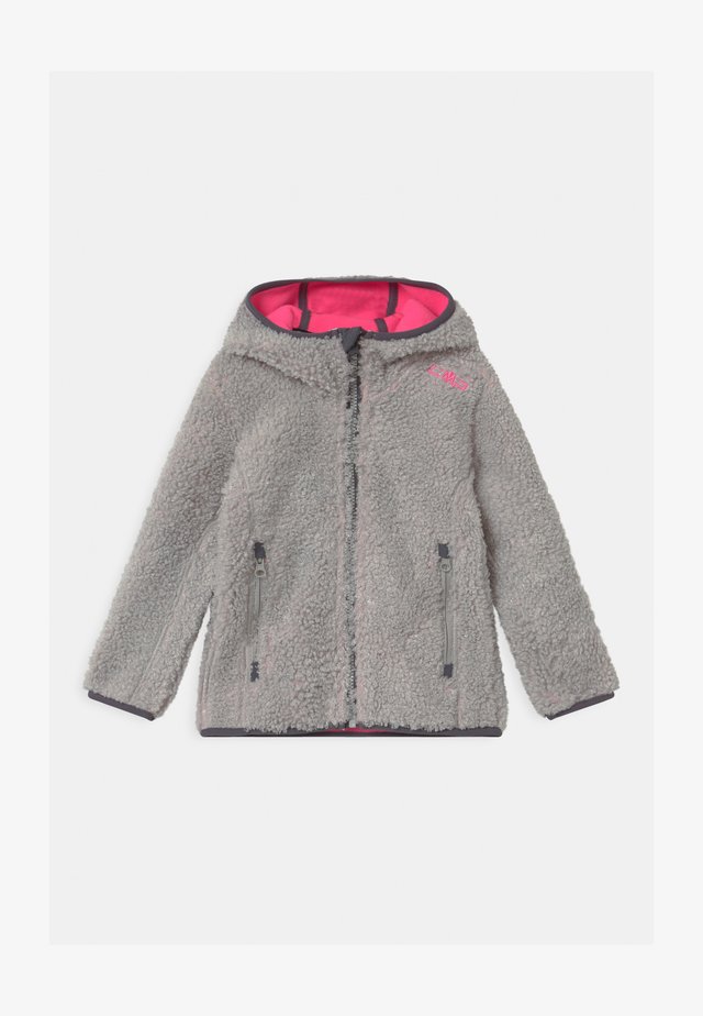 GIRL FIX HOOD - Fleecejacke - gesso