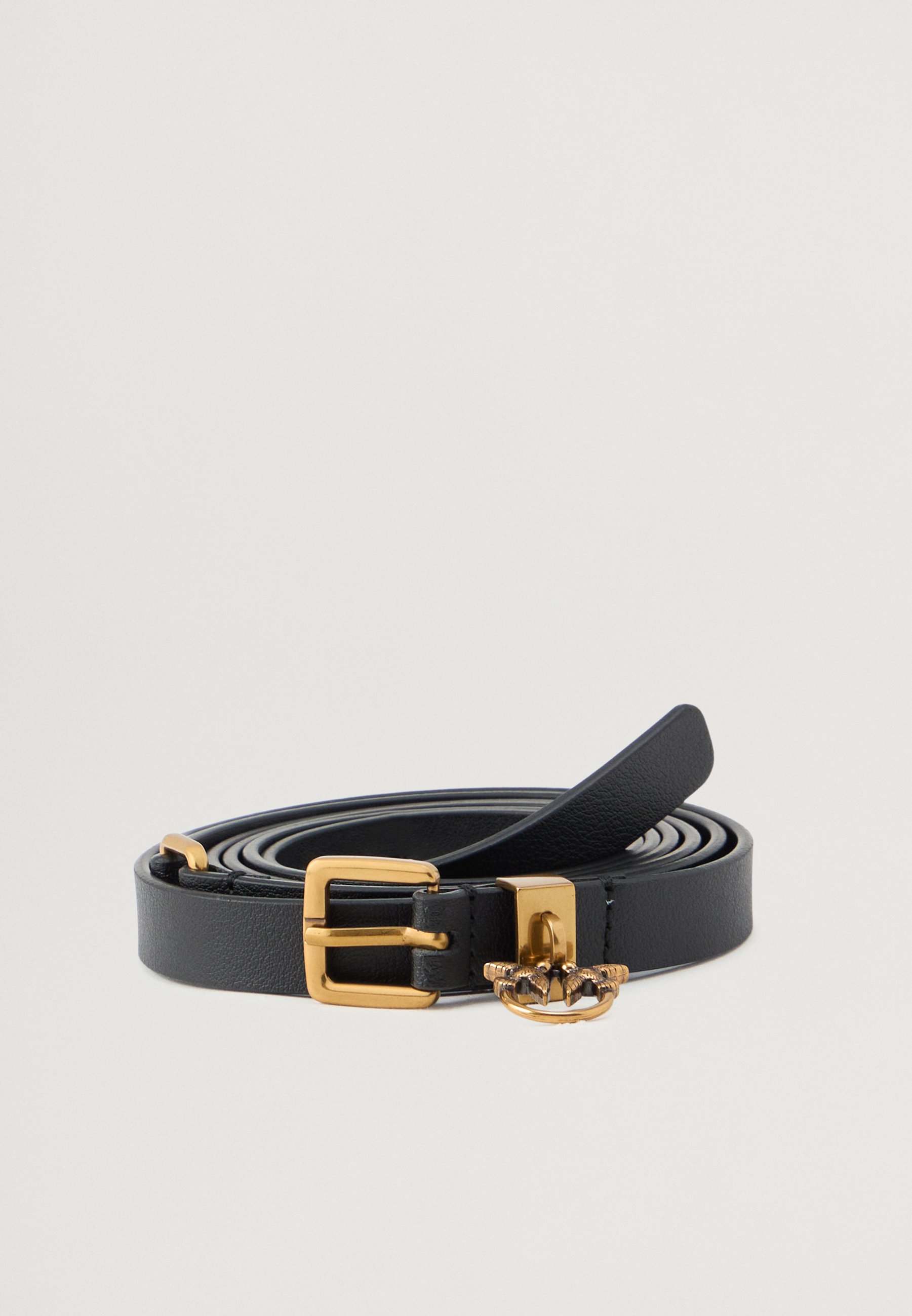 Pinko BALLESTAS CHARM - Belt - nero/gold-coloured/black 