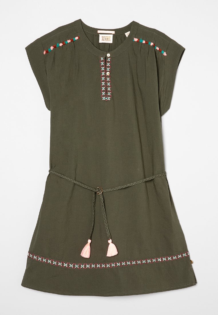 Scotch & Soda Jurk donkergroen Scotch & Soda Jurk donkergroen