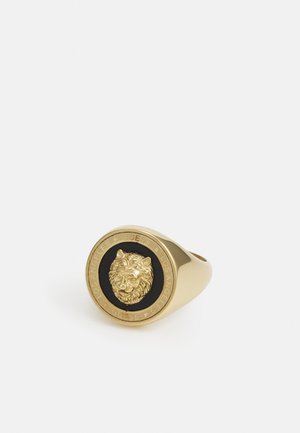 LION COIN - Ring - yellow gold-coloured/black