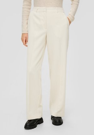 WIDE LEG - Pantalon classique - natur