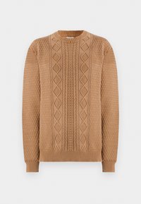 FRANK BOXY FIT - Jumper - dull gold