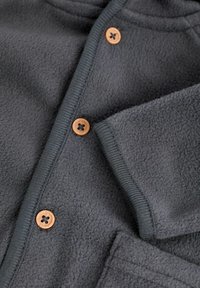 Next HOODED COSY - REGULAR FIT - Forro polar - charcoal grey
