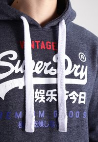 Superdry & Co Felpa con cappuccio - blue-grey