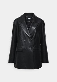 STRAIGHT CUT - Usnjena jakna - black