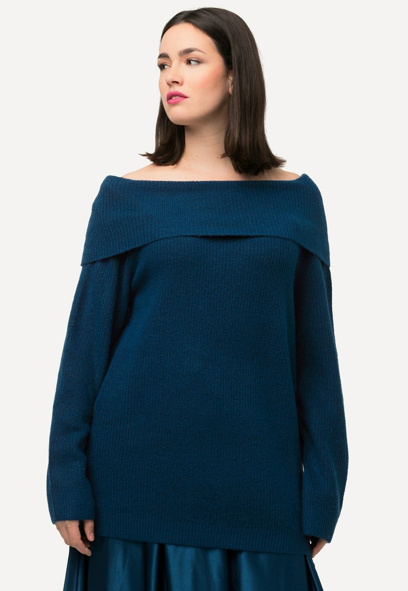Ulla Popken SCHOUDEROPENING LANGE MOUWEN - Maglione - blue
