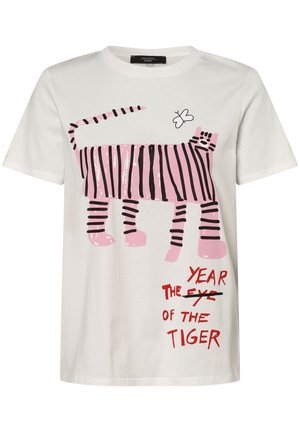 T-shirt print - white