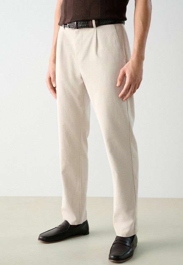 Stoffhose - light stone