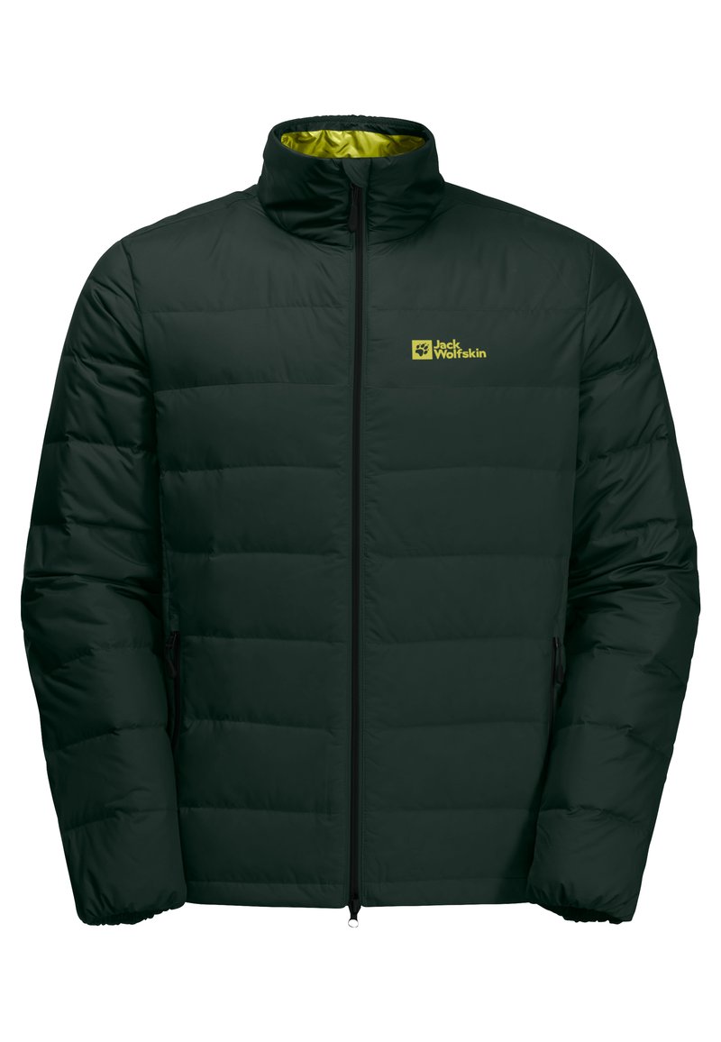 Jack Wolfskin ATHER JKT M - Piumino - black olive   firefly