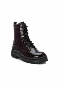 XTI Botines con cordones - burgundy