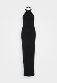 WAL G TALL LEILA HALTERNECK DIAMANTE MAXI - Žerzejové šaty - black