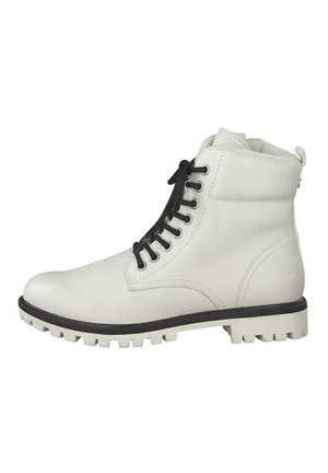 Ankle boots - white/black